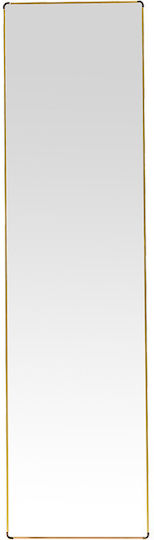 Pakketo Moira Boden- oder Standspiegel mit Goldmetallischem Rahmen 150x40cm