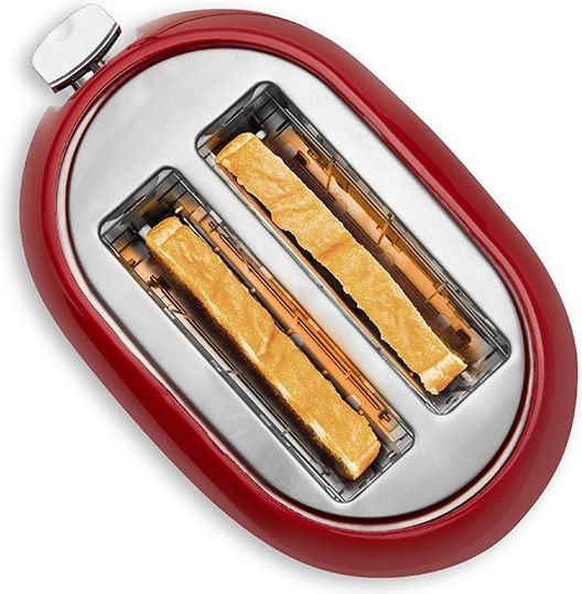 Pyrex Toaster 2 Slots 850W Red