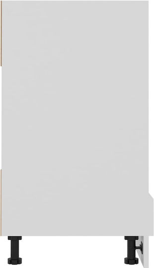 Unterschrank für Ofen White 60x46x81.5Stück