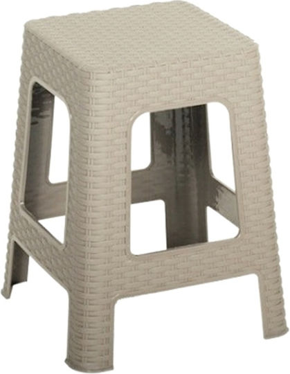 Σκαμπό Εξωτερικού Χώρου Rattan Καραμέλα 28.5x28.5x45cm