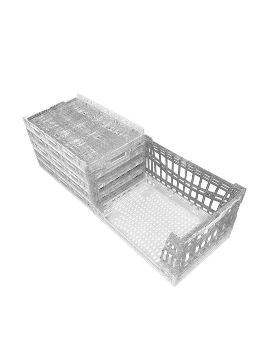 Green City International Plastic Storage Box with Lid Transparent 71.5lt 1pcs