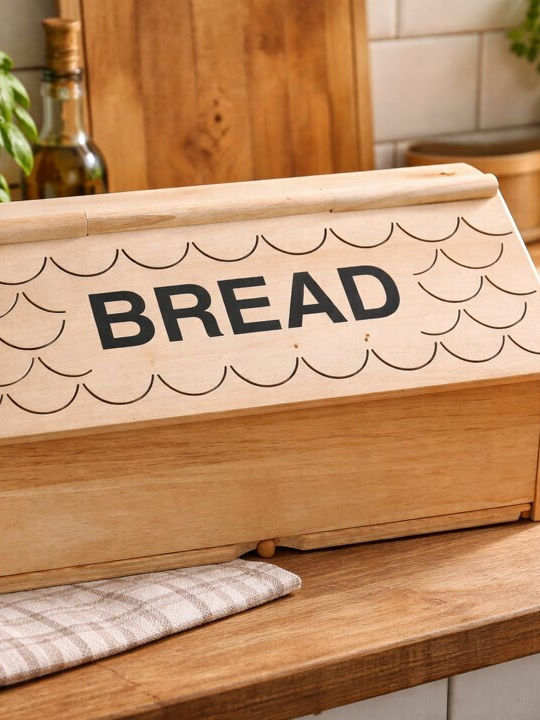 ForHome Brotkasten Hölzernes 39x26x20cm