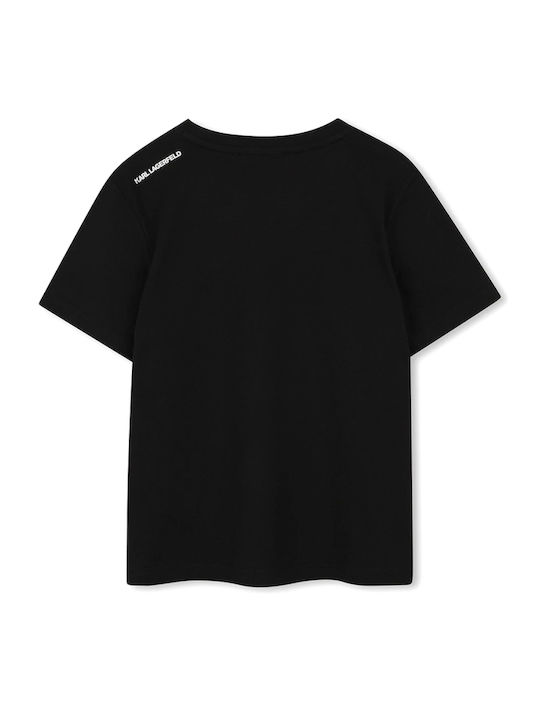 Karl Lagerfeld Kinder-T-Shirt Black