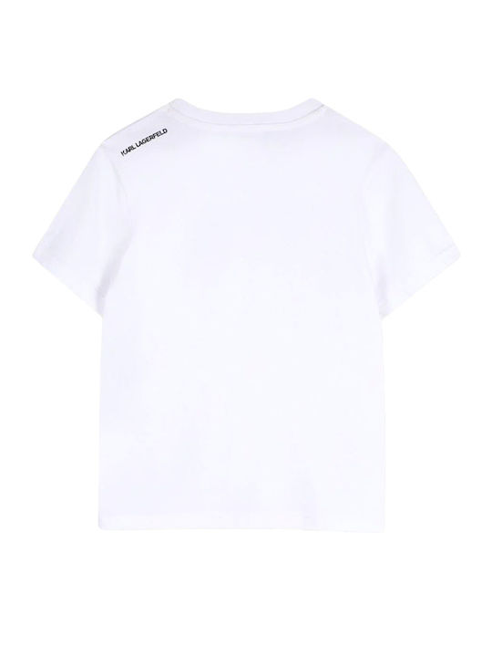 Karl Lagerfeld Детска тениска White