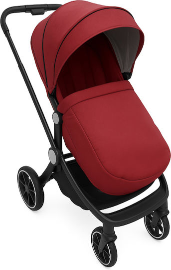 Beboulino Tortoni Verstellbar 3 in 1 Baby Kinderwagen Geeignet für Neugeborene Rot