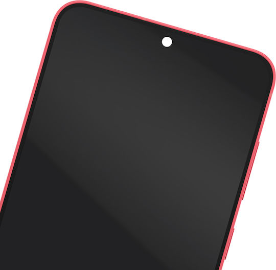 Clappio Komplette Ersatzbildschirm für Galaxy S25 Plus mit Rahmen Coral