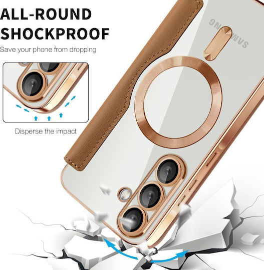 Techsuit Smartmag Buchen Sie Silikon Braun (Samsung Galaxy A37 5G - Techsuit)