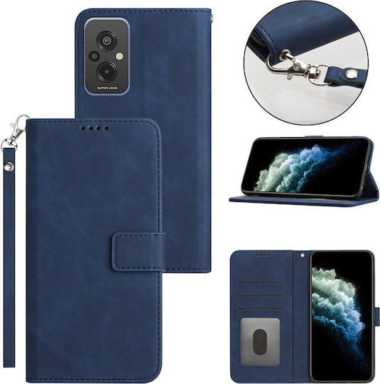 Wallet Piele artificială / Silicon Albastru (Huawei Pura 80 Ultra)