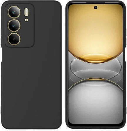 5g Realme Back Cover Silicon Negru (Realme C75 4G)