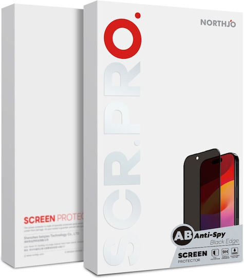 Northjo Privacy Full Face Tempered Glass Black (OnePlus 15)