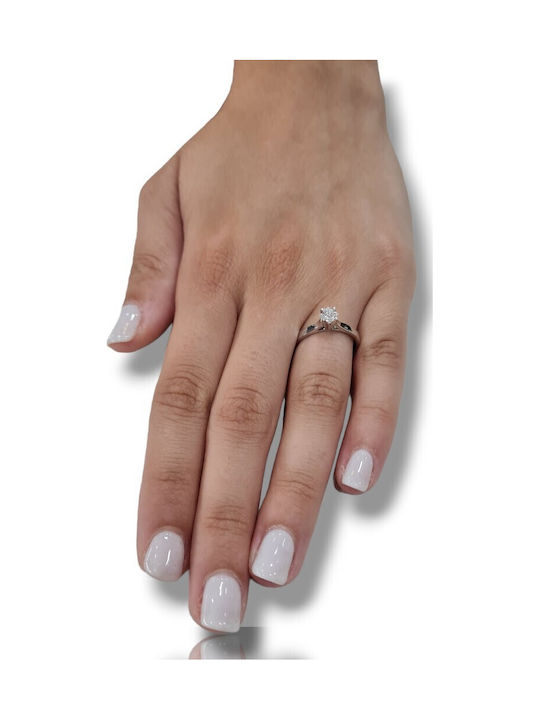 Mentzos Single Stone with Diamond
