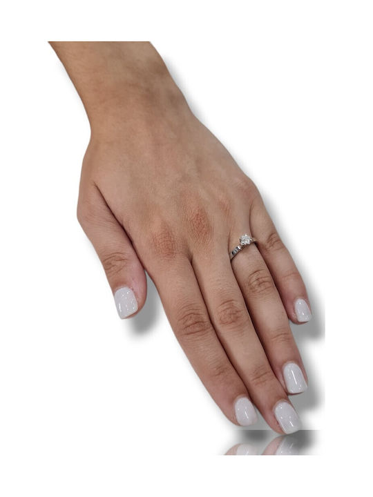 Mentzos Single Stone with Diamond
