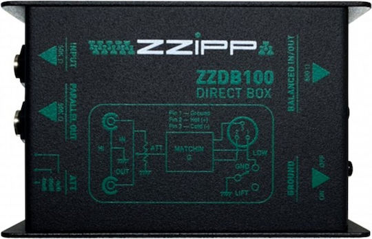 ZZiPP ZZDB100 Passive DI Box