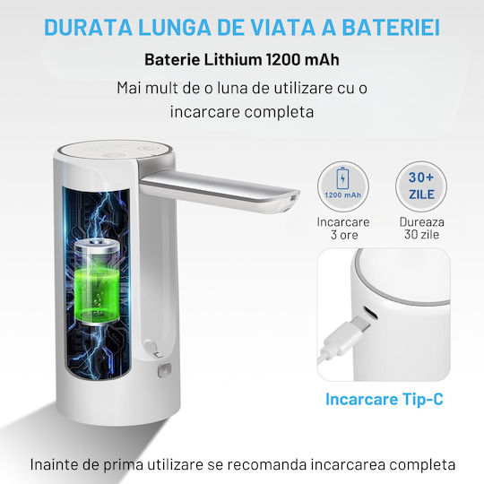 Inco Cu baterie din silicon Alb