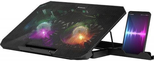 Defender Pad de răcire pentru Laptop cu 2 Ventilatoare și Iluminare (NS-510)