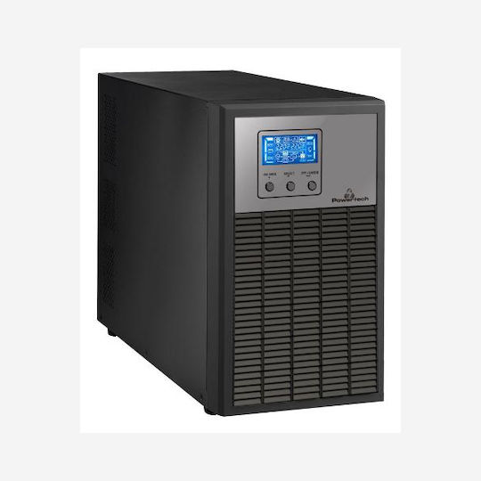 Powertech PT-1000 UPS On-Line 1000VA 700W mit 3 Schuko Steckdosen