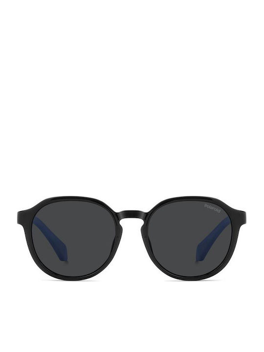 Polaroid Oval Kids Sunglasses Black