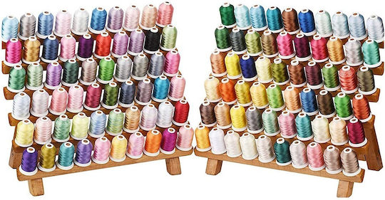 Stickgarn Set 120 Spulen 500 m Mehrfarbige