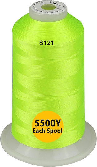 Set De Fire De Broderie 3 Bobine 5000 M Culori Neon