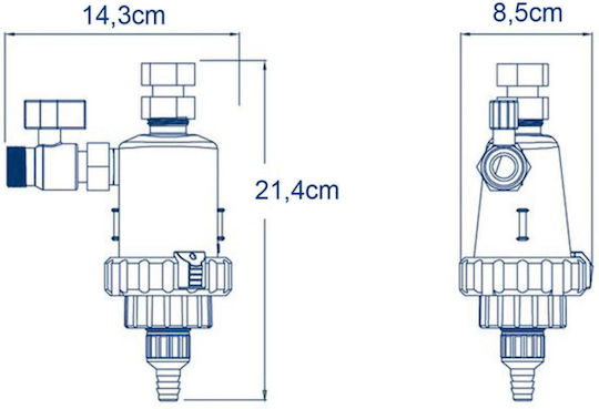 Хидроциклонен Магнитен Филтър Acqua Brevetti Bravotherm 100