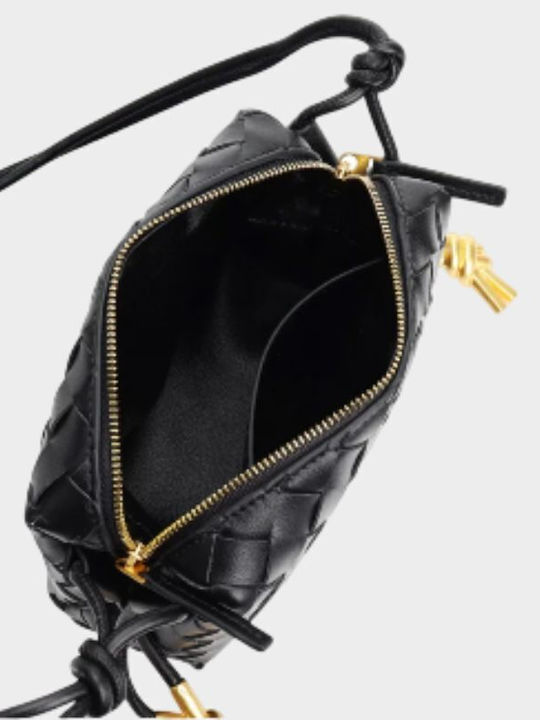 Set Leather Women's Bag Shoulder Black