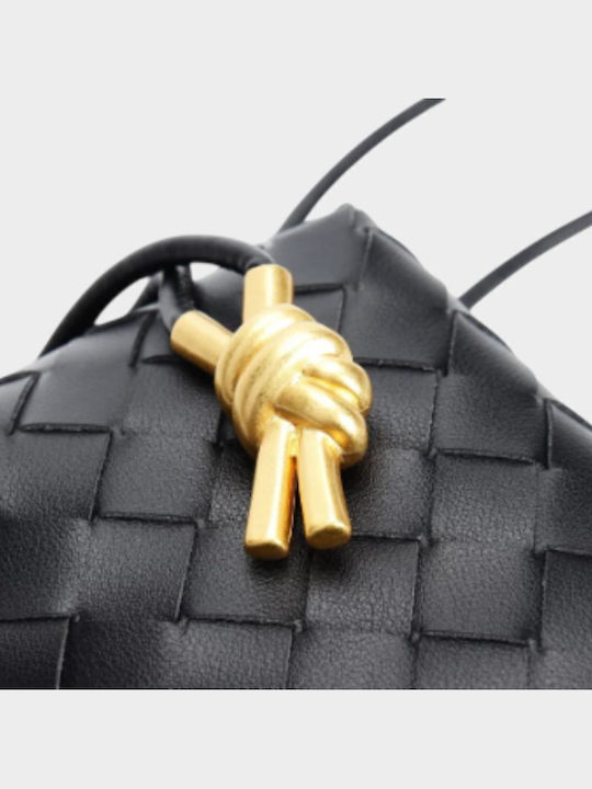 Set Leather Women's Bag Shoulder Black