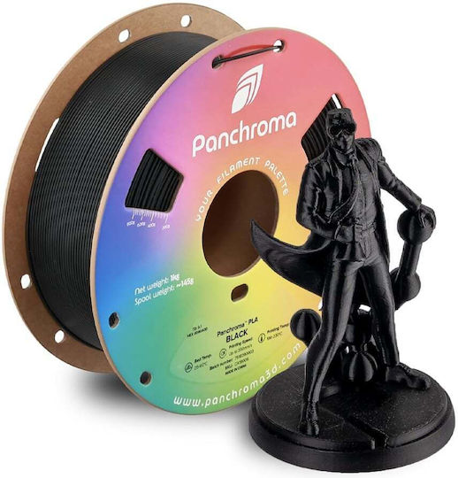 Polymaker PLA 3D Printer Filament 1.75mm Μαύρο 1kg 1τμχ (Spool)