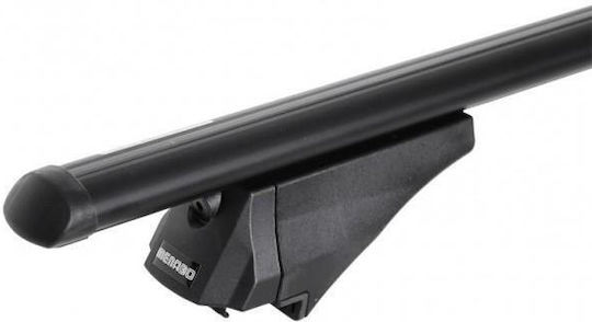 Menabo Car Roof Bars Aluminum Tiger Black 118.5 Cm Black Color Volkswagen Touran Ii 5t 5 Doors 2015 Flush Or Raised Rails 2 Pieces 8590/mb Menabo Mp.8590/mb-128