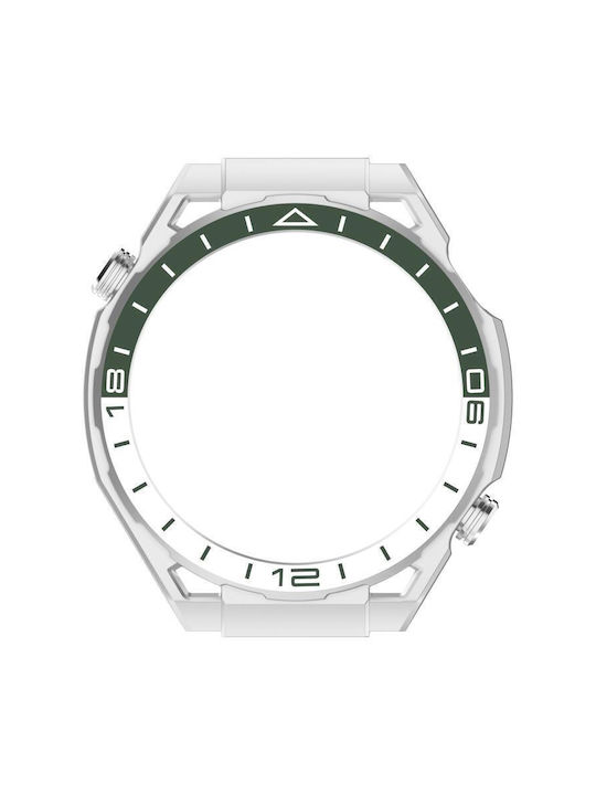 Ultimate Design Plastikhülle White / Green für Huawei Watch GT 5 Pro 46 mm