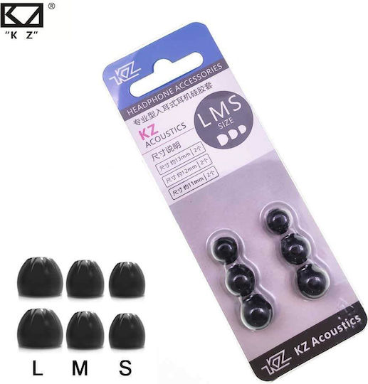 Kz Silicone Eartips Ανταλλακτικά Σφουγγαράκια Σιλικόνης Ακουστικά Kz