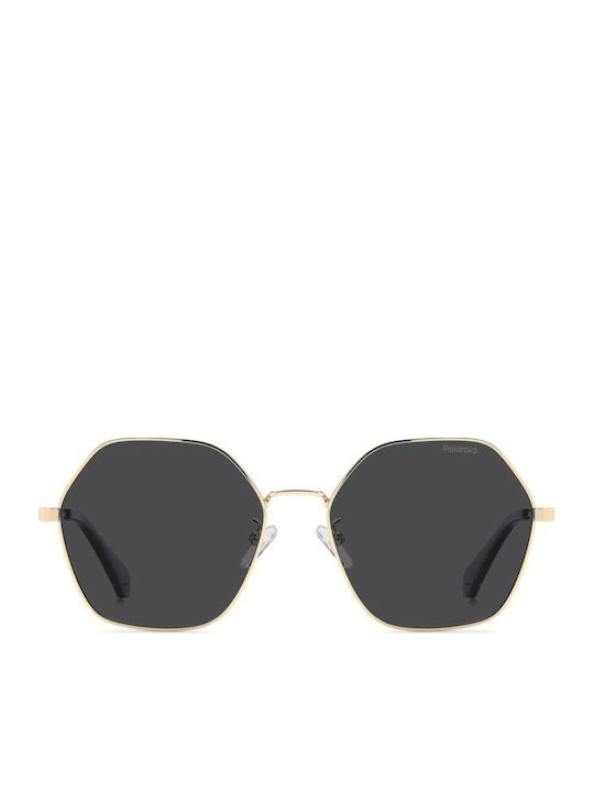 Polaroid Unisex Ochelari De Soare Cu Ramă Metalică Auriu Și Lentile Gri PLD4205/G 2F7/M9
