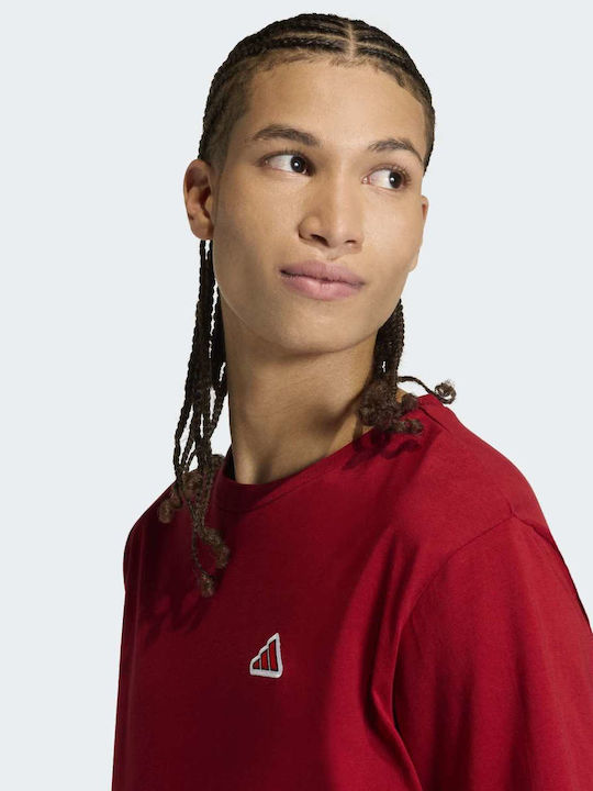 Graphic Tricou sport Active Maroon