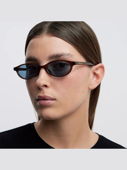 Meller Binti Men's Sunglasses with Yellow Plastic Frame and Yellow Polarized Lens BN-MUSTARDSEA