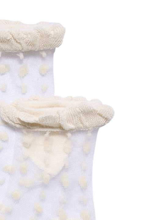 Abel & Lula Kindersocken Ecru Abel & Lula Kindersocken Ecru