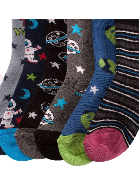 Design Socks Παιδικές Κάλτσες Πολύχρωμες 6 Ζευγάρια