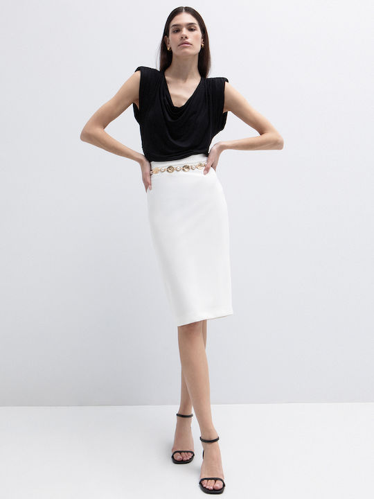 Women's Blouse Drape Black