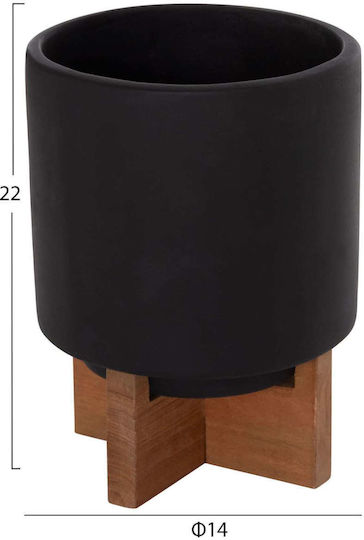Set 3 Ghivece Negru