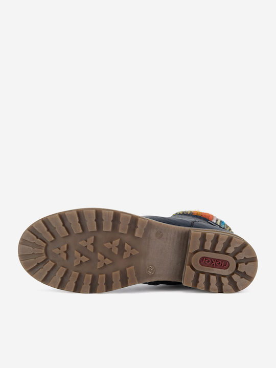 Stiefeletten Damen Blau