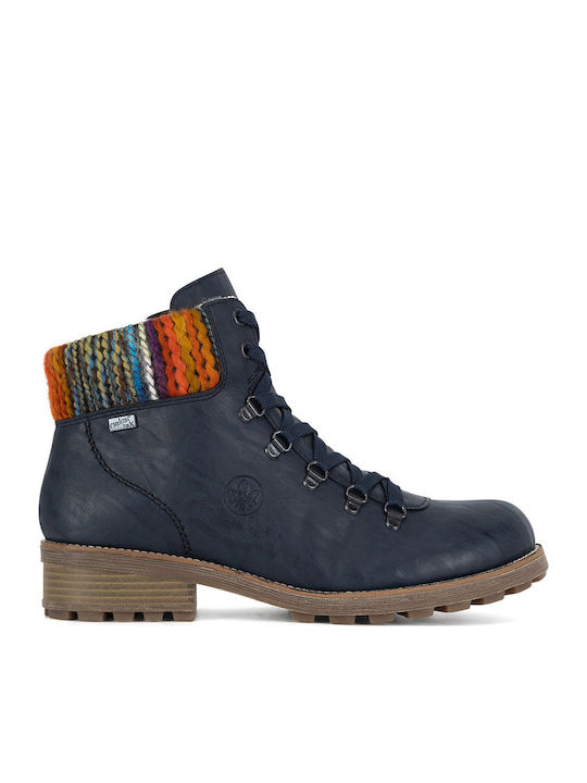 Stiefeletten Damen Blau