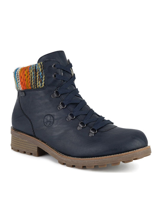 Stiefeletten Damen Blau