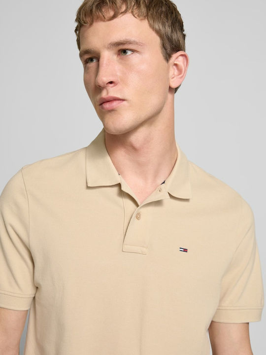 Tjm Polo Мъжка Тениска С Къс Ръкав Бежова
