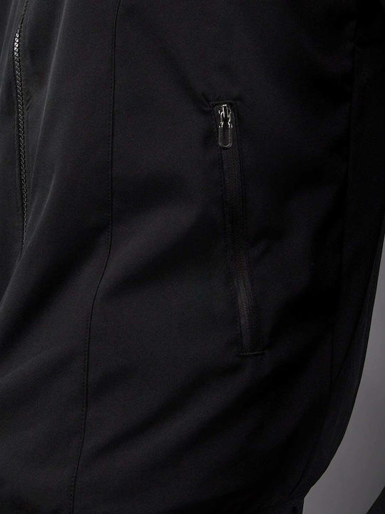 Sweatshirt with Hood Black/red