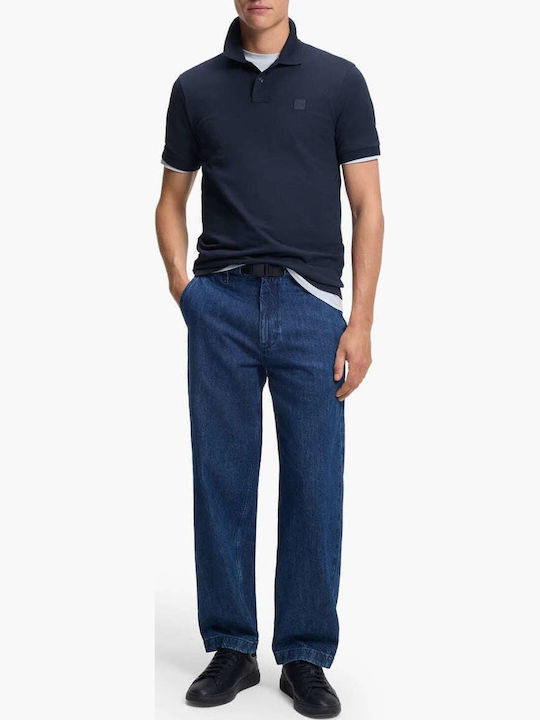 Polo T-shirt Navy Μπλε