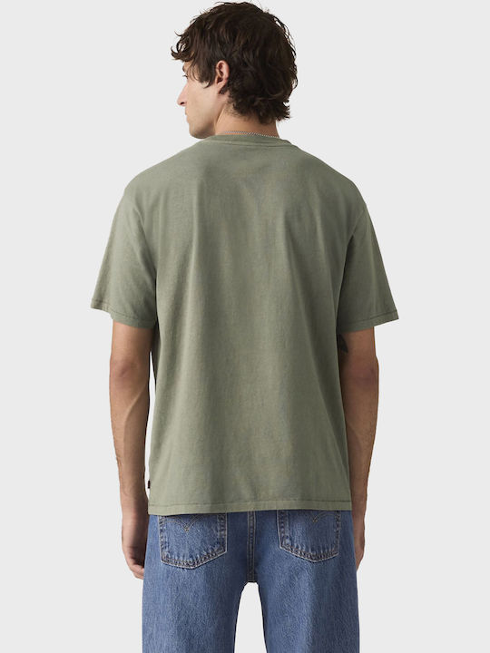 Red Tab Vintage T-shirt Sage Green