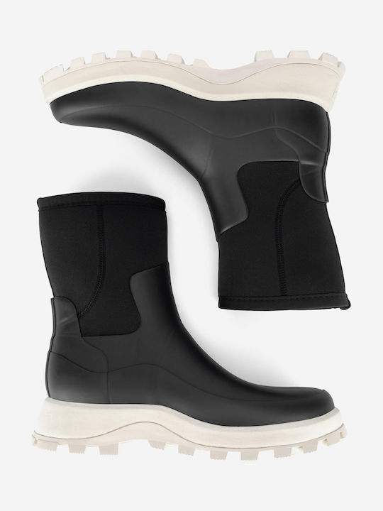 Damen Gummistiefel Schwarz