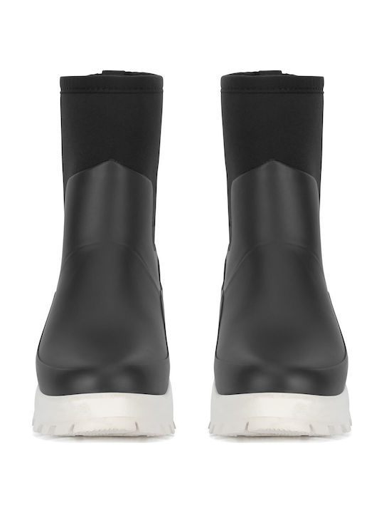 Damen Gummistiefel Schwarz