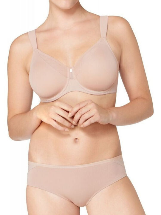 True Shape Sensation W01 Μπεζ Minimizer Σουτιέν με Μπανέλες