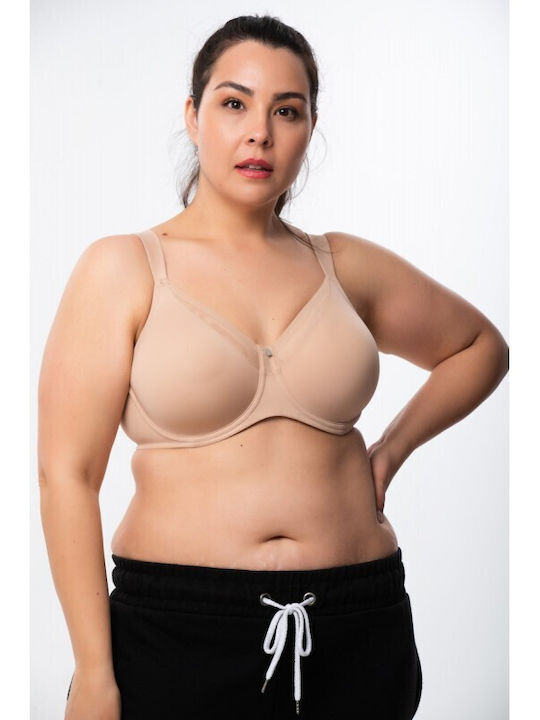 True Shape Sensation W01 Μπεζ Minimizer Σουτιέν με Μπανέλες