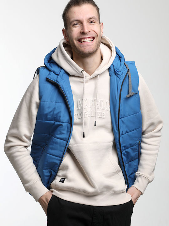 Sleeveless Jacket Puffer Gray