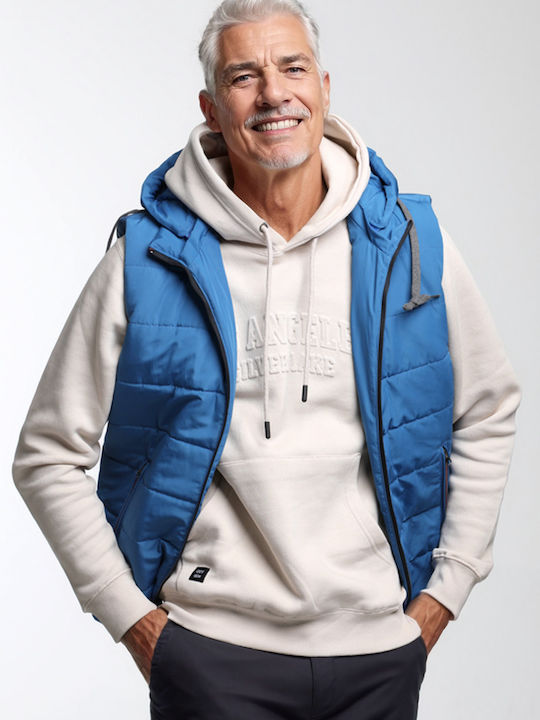 Sleeveless Jacket Puffer Gray